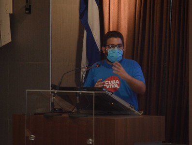 Encuentro de Díaz-Canel con estudiantes de la CUJAE el 6 de enero 2021