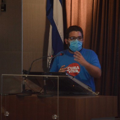 Encuentro de Díaz-Canel con estudiantes de la CUJAE el 6 de enero 2021