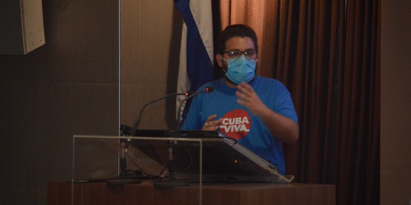 Encuentro de Díaz-Canel con estudiantes de la CUJAE el 6 de enero 2021