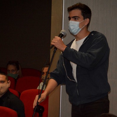 Encuentro de Díaz-Canel con estudiantes de la CUJAE el 6 de enero 2021