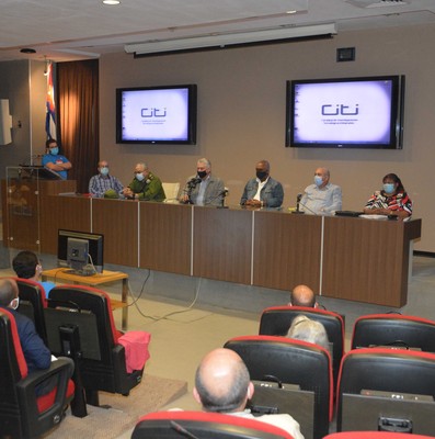 Encuentro de Díaz-Canel con estudiantes de la CUJAE el 6 de enero 2021