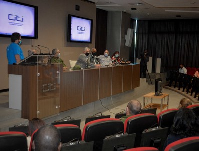 Encuentro de Díaz-Canel con estudiantes de la CUJAE el 6 de enero 2021