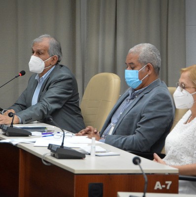 Reunión de trabajo de BIOCUBAFARMA - Febrero 11, 2021 - Palacio de la Revolución