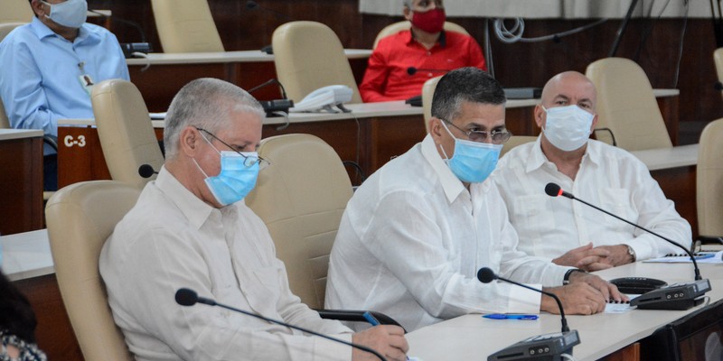 Reunión de Trabajo del Ministerio de la Construcción (MICONS), en el Palacio de la Revolución.   22 de marzo 2021   -   Fotos: Estudios Revolución