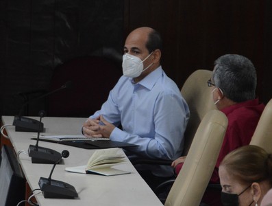 Reunión de Trabajo del Ministerio de Relaciones Exteriores (MINREX), en el Palacio de la Revolución.   27 de marzo 2021   -   Fotos: Estudios Revolución