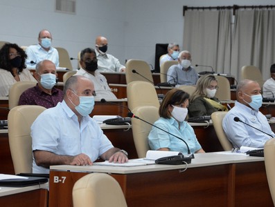 Reunión de Trabajo del Ministerio del Transporte (MITRANS), en el Palacio de la Revolución.   25 de marzo 2021   -   Fotos: Estudios Revolución