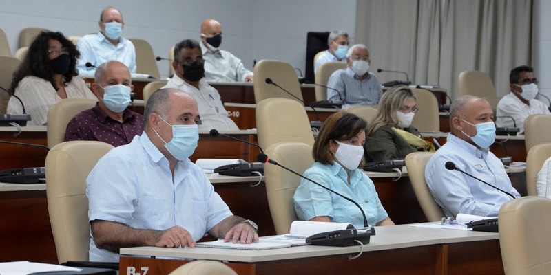 Reunión de Trabajo del Ministerio del Transporte (MITRANS), en el Palacio de la Revolución.   25 de marzo 2021   -   Fotos: Estudios Revolución