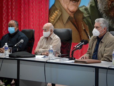 Encuentro con dirigentes provinciales y municipales - Granma
