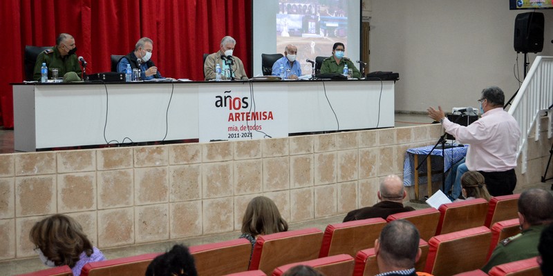 Encuentro con dirigentes provinciales y municipales - Artemisa