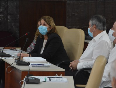 Reunión de trabajo de BIOCUBAFARMA - Febrero 11, 2021 - Palacio de la Revolución