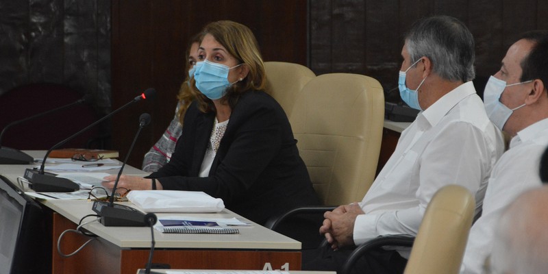 Reunión de trabajo de BIOCUBAFARMA - Febrero 11, 2021 - Palacio de la Revolución