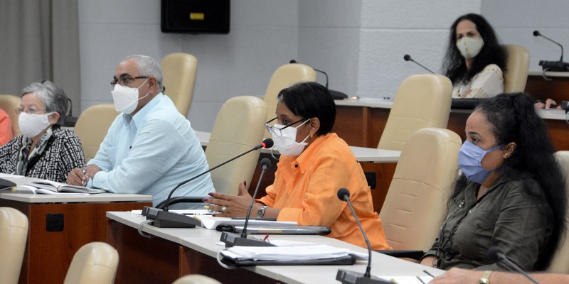 Reunión de Trabajo del Ministerio de la Agricultura (MINAG), en el Palacio de la Revolución.   26 de marzo 2021   -   Fotos: Estudios Revolución