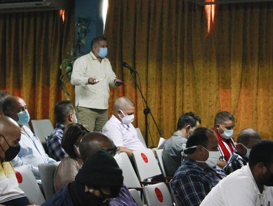 Encuentro con dirigentes provinciales y municipales - Sancti Spíritus