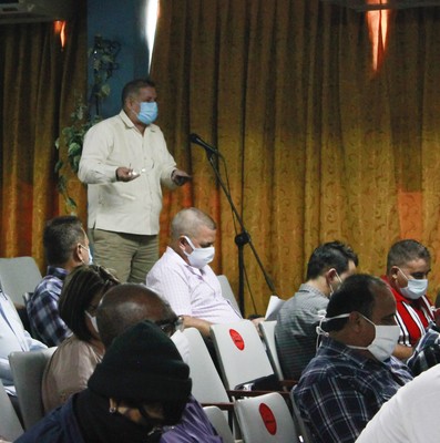 Encuentro con dirigentes provinciales y municipales - Sancti Spíritus