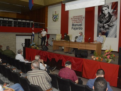 Visita a la Universidad de Ciencias de la Cultura Física y el Deporte “Manuel Fajardo”