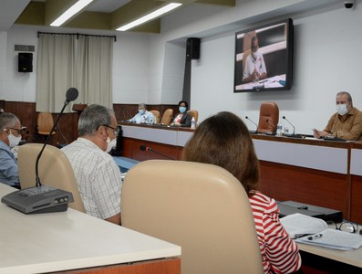 Reunión de Trabajo del Instituto de Planificación Física - Palacio de la Revolución