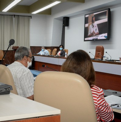Reunión de Trabajo del Instituto de Planificación Física - Palacio de la Revolución