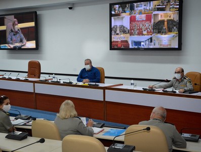 Reunión de Trabajo de la Aduana General de la República -  Febrero 16, 2021 - Palacio de la Revolución