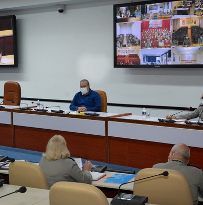 Reunión de Trabajo de la Aduana General de la República -  Febrero 16, 2021 - Palacio de la Revolución