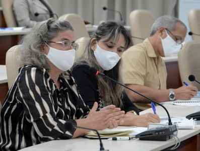 Reunión de Trabajo del Ministerio de Economía y Planificación   -  Marzo 2, 2021 - Palacio de la Revolución - Fotos: Estudios Revolución