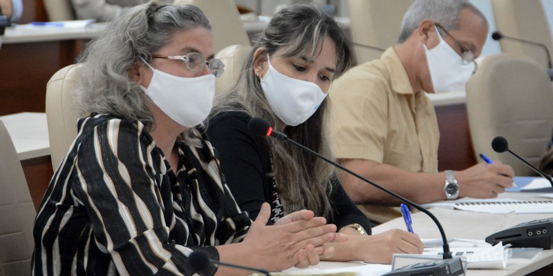Reunión de Trabajo del Ministerio de Economía y Planificación   -  Marzo 2, 2021 - Palacio de la Revolución - Fotos: Estudios Revolución