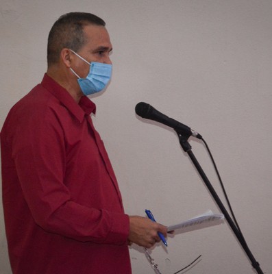 Encuentro con dirigentes provinciales y municipales - Cienfuegos