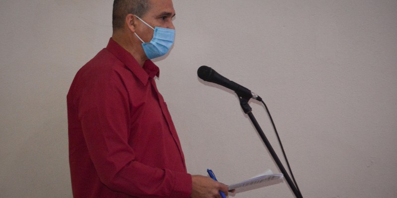 Encuentro con dirigentes provinciales y municipales - Cienfuegos