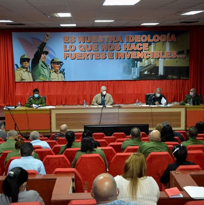 Encuentro con dirigentes provinciales y municipales - Santiago de Cuba