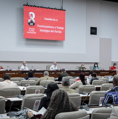8vo. Congreso del Partido Comunista de Cuba, Segunda Jornada.  Fotos: Estudios Revolución