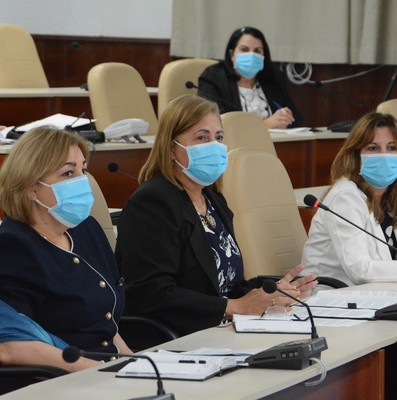 Reunión de Trabajo del Ministerio de Justicia (MINJUS), en el Palacio de la Revolución.   12 de marzo 2021   -   Fotos: Estudios Revolución