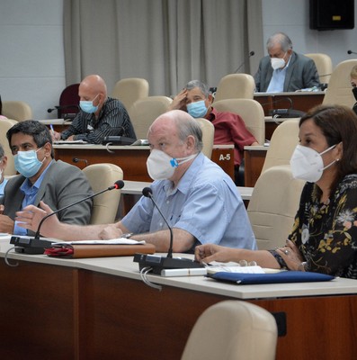 Reunión de trabajo de BIOCUBAFARMA - Febrero 11, 2021 - Palacio de la Revolución