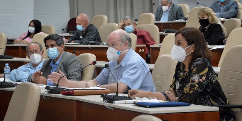 Reunión de trabajo de BIOCUBAFARMA - Febrero 11, 2021 - Palacio de la Revolución