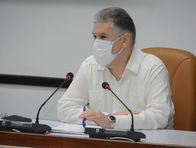Reunión de Trabajo del Ministerio de Economía y Planificación   -  Marzo 2, 2021 - Palacio de la Revolución - Fotos: Estudios Revolución