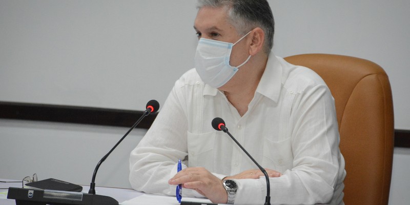 Reunión de Trabajo del Ministerio de Economía y Planificación   -  Marzo 2, 2021 - Palacio de la Revolución - Fotos: Estudios Revolución