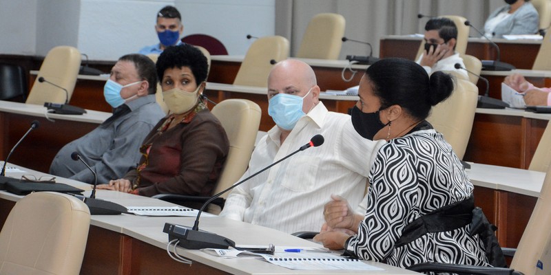 Reunión de Trabajo del Ministerio de la Construcción (MICONS), en el Palacio de la Revolución.   22 de marzo 2021   -   Fotos: Estudios Revolución