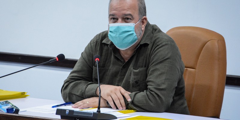 Reunión de Trabajo del Ministerio de Relaciones Exteriores (MINREX), en el Palacio de la Revolución.   27 de marzo 2021   -   Fotos: Estudios Revolución