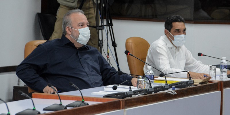 Reunión de Trabajo del Ministerio del Transporte (MITRANS), en el Palacio de la Revolución.   25 de marzo 2021   -   Fotos: Estudios Revolución