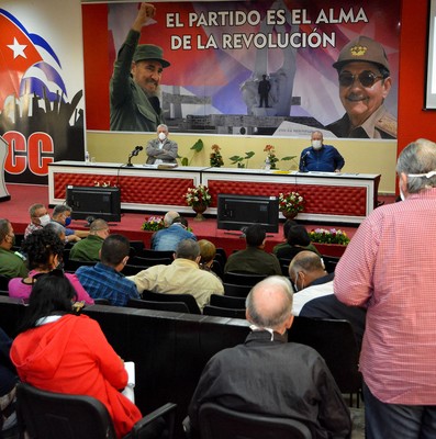 Encuentro con dirigentes provinciales y municipales - Camagüey