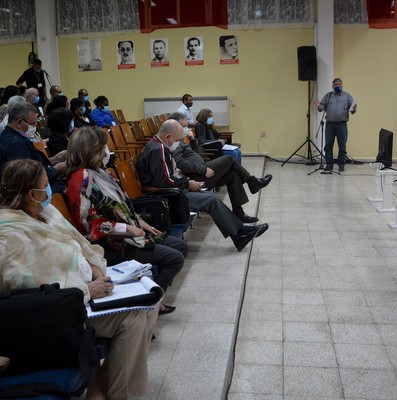 Encuentro con dirigentes provinciales y municipales - Granma