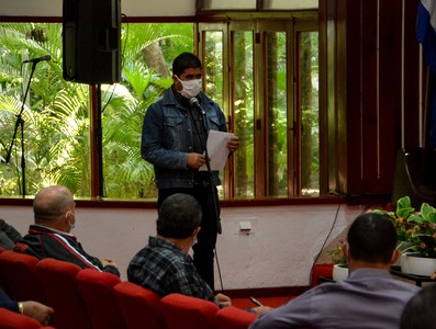 Encuentro con dirigentes provinciales y municipales - Holguin