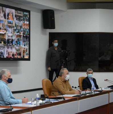 Reunión de Trabajo del Ministerio de la Informática y las Comunicaciones - Palacio de la Revolución