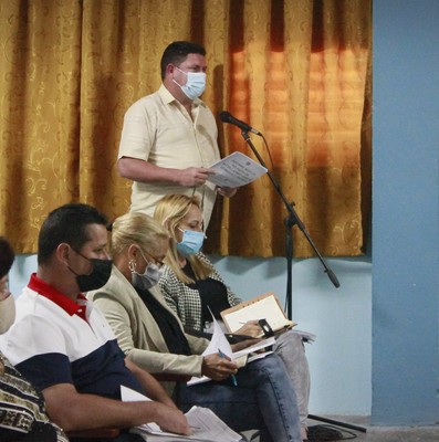 Encuentro con dirigentes provinciales y municipales - Sancti Spíritus