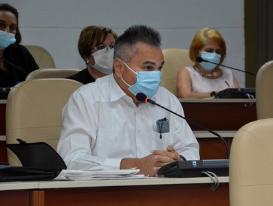 Reunión de trabajo de BIOCUBAFARMA - Febrero 11, 2021 - Palacio de la Revolución