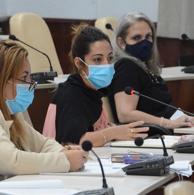 Reunión de Trabajo del Ministerio de Justicia (MINJUS), en el Palacio de la Revolución.   12 de marzo 2021   -   Fotos: Estudios Revolución