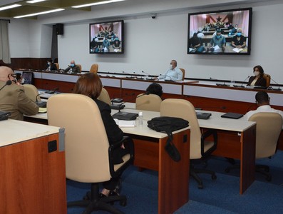 Reunión de Trabajo del Ministerio del Comercio Interior (MINCIN), en el Palacio de la Revolución.   11 de marzo 2021   -   Fotos: Estudios Revolución