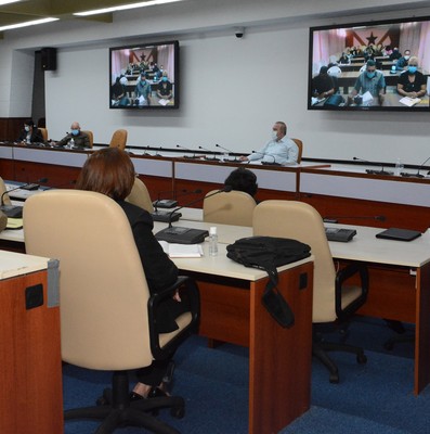 Reunión de Trabajo del Ministerio del Comercio Interior (MINCIN), en el Palacio de la Revolución.   11 de marzo 2021   -   Fotos: Estudios Revolución