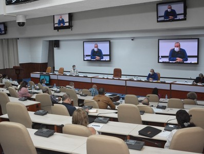 Reunión de Trabajo del Instituto Cubano de Radio y Televisión (ICRT)  -  Febrero 16, 2021 - Palacio de la Revolución