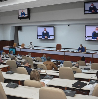 Reunión de Trabajo del Instituto Cubano de Radio y Televisión (ICRT)  -  Febrero 16, 2021 - Palacio de la Revolución