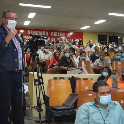 Encuentro con dirigentes provinciales y municipales - Granma