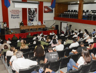 Visita a la Universidad de Ciencias de la Cultura Física y el Deporte “Manuel Fajardo”